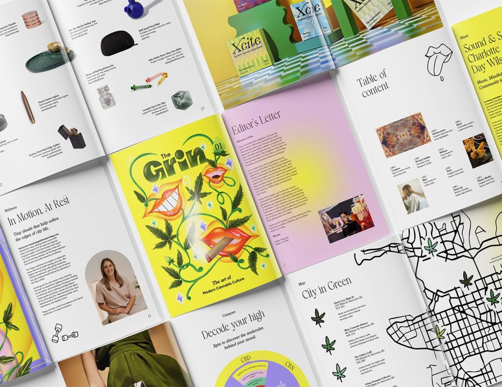 The grn magazine mock up