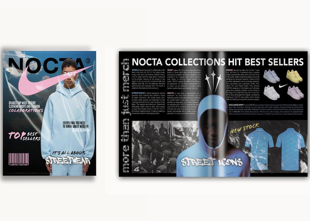 NOCTA magazine mock up