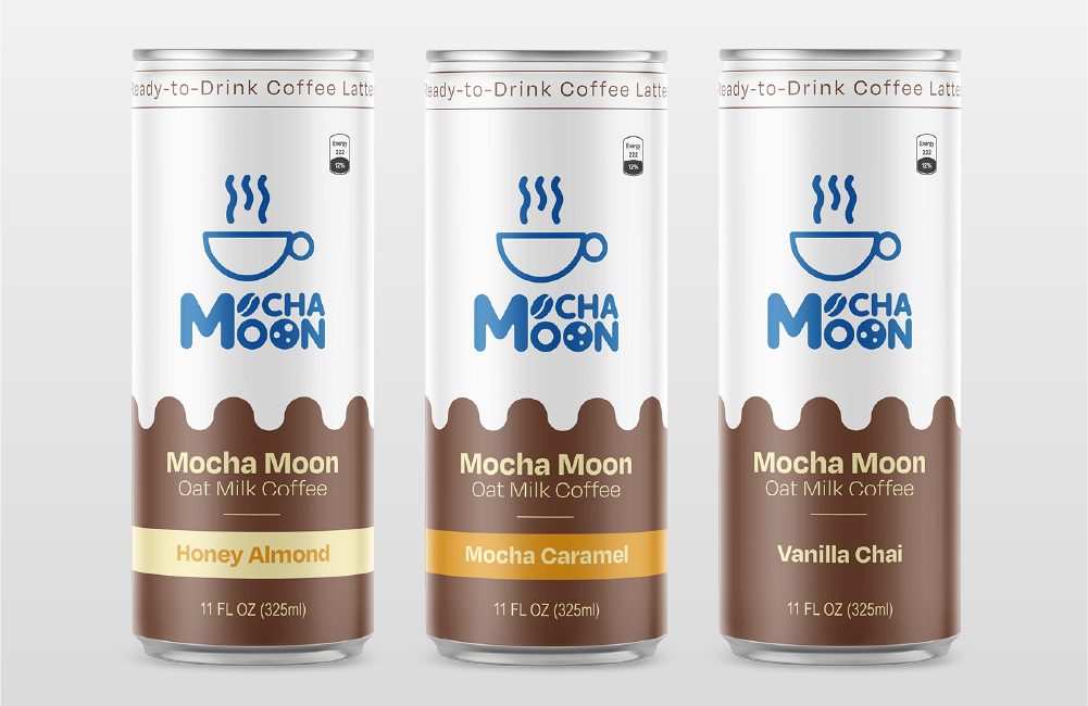 Three Mocha Moon Cans
